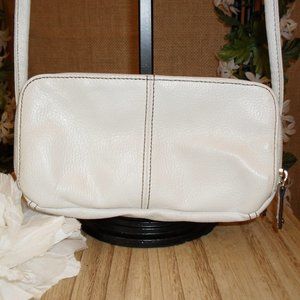 Tignanello White Mighty Mini Shoulder/X Body Bag
